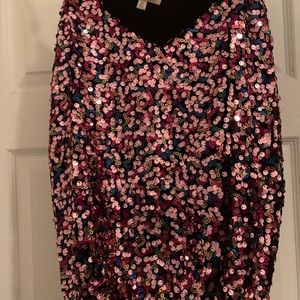 MultiColor Sequin Camisole